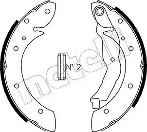Тормозные колодки.) Metelli 530351