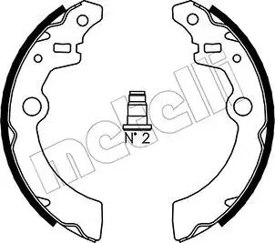 Тормозные колодки.) Metelli 530404