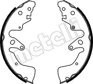 Тормозные колодки.) Metelli 530407
