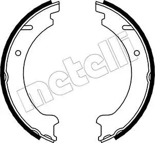 Гальмівні колодки ручного гальма Metelli 530478