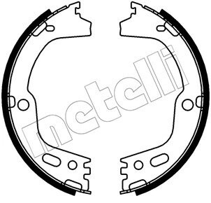 Гальмівні колодки задні Metelli 530756