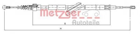 Трос ручного тормоза METZGER 107506 (фото 1)