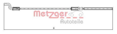 Трос ручного гальма METZGER 107621