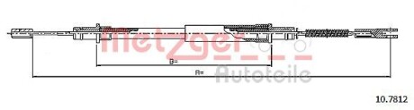 Трос ручного гальма METZGER 107812