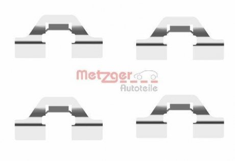 Комплектующие, колодки дискового тормоза METZGER 1091684 (фото 1)