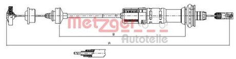 Трос сцепления METZGER 113048