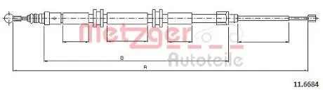 Автозапчасть METZGER 116684