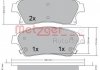 Колодки тормозные (передние) Chevrolet Aveo 11-/Opel Astra J 09- METZGER 1170393 (фото 1)