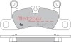 Тормозные колодки (задние) Porsche Cayenne/VW Touareg 10- METZGER 1170523 (фото 1)