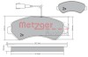 Колодки тормозные (передние) Citroen Jumper/Fiat Ducato/Peugeot Boxer 06- R16 (с датчиком) METZGER 1170591 (фото 3)