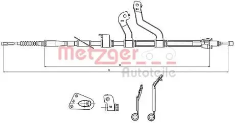 Автозапчасть METZGER 172580