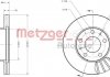 Диск тормозной (передний) Citroen Jumper/Fiat Ducato/Peugeot Boxer 1.4t 94- (280x24) METZGER 6110104 (фото 1)