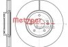Тормозной диск METZGER 6110210 (фото 1)