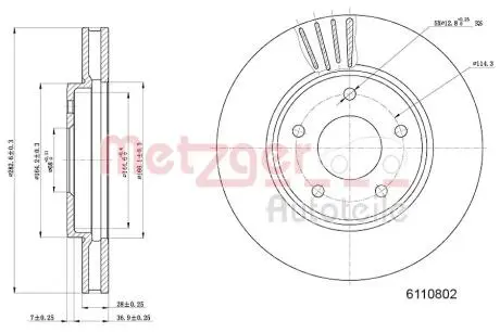 Автозапчасть METZGER 6110802