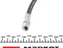 Тормозной шланг (задний) MB M-class (W163) 98-05 (325mm) MEYLE 014 042 0021 (фото 2)