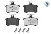 Тормозные колодки (задние) Audi A4 -00/A6 -97 MEYLE 025 211 4416/PD (фото 1)