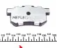 Тормозные колодки (задние) Honda Accord IV/V/Civic VI/VII/VIII MEYLE 025 217 1914/PD (фото 4)