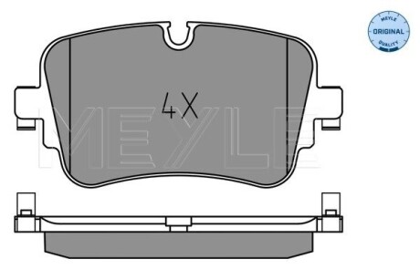 Колодки гальмівні (задні) Audi A6/A7/A8/Q7/Q8 15- MEYLE 025 223 0717