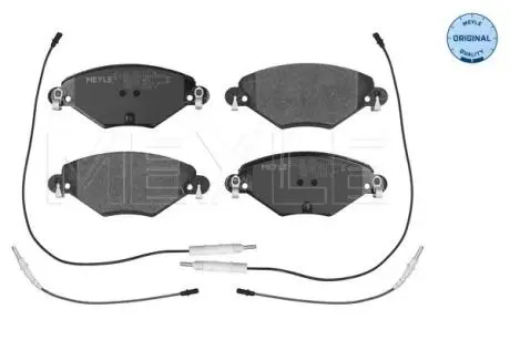 Тормозные колодки (передние) Citroen C5 01- (с датчиком) MEYLE 025 232 7717/W