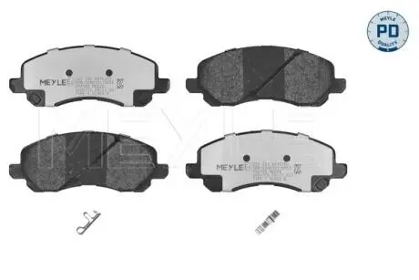 Колодки гальмівні (передні) Mitsubishi Lancer VII/VIII 03-/Jeep Compass/ Patriot 06- MEYLE 025 235 8416/PD
