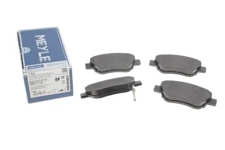 Тормозные колодки (передние) Fiat Doblo 01- (122.9x53.3x18) (без датчика) (Bosch) MEYLE 025 237 0718