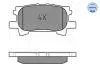 Тормозные колодки (задние) Lexus RX 03-08 MEYLE 025 239 6715 (фото 2)
