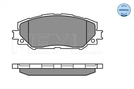 Тормозные колодки (передние) Toyota RAV4 III 06-/Auris 07- MEYLE 025 243 3617 (фото 1)