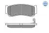 Тормозные колодки (задние) Hyundai H-1 97-07/Santa Fe 05-15 MEYLE 025 244 8816/W (фото 4)