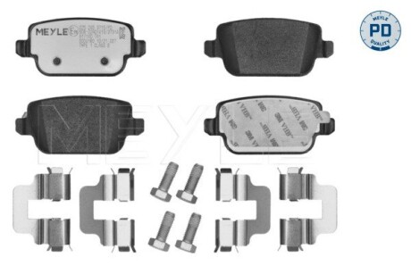 Колодки гальмівні FORD T. MONDEO 07-/GALAXY/KUGA MEYLE 0252453715PD (фото 1)