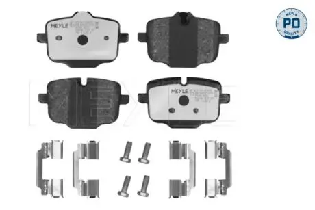 Тормозные колодки (задние) BMW 5 (F10/F11)/6 (F12/F13)/ 7 (G11/G12)/ X5 (G05)/ X6 (G06)/ X7 (G07)10- MEYLE 025 247 0318/PD