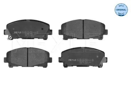 Колодки гальмівні (передні) Honda Accord VIII 07-/IX 12- (Akebono) MEYLE 025 247 6616