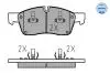 Колодки гальмівні (передні) Jeep Grand Cherokee IV 3.0-6.4 10- (194.6x64.1x19.2) MEYLE 025 251 9021 (фото 2)
