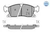 Колодки гальмівні (передні) Jeep Grand Cherokee IV 3.0-6.4 10- (194.6x64.1x19.2) MEYLE 025 251 9021 (фото 3)