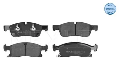 Тормозные колодки (передние) Jeep Grand Cherokee IV 3.0-6.4 10- (194.6x64.1x19.2) MEYLE 025 251 9021