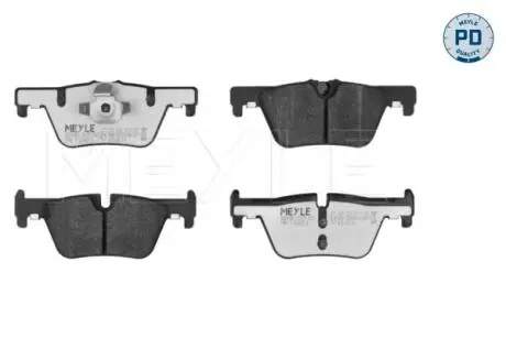 Колодки гальмівні (задні) BMW 3 (F30/F31/F34)/4 (F36) 11- MEYLE 025 253 0717/PD