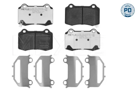 Колодки гальмівні (задні) Tesla Model S/X 13-/Jeep Grand Cherokee IV 10- MEYLE 025 257 4315/PD