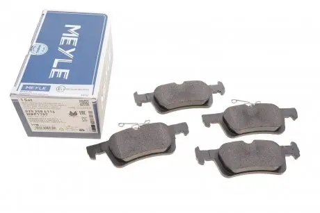 Тормозные колодки (задние) Peugeot 308 14- MEYLE 025 258 4116