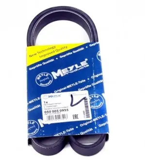 Ремень генератора Fiat Palio/ Honda Accord IV/V/ Mitsubishi Lancer VI (5PK955) MEYLE 050 005 0955
