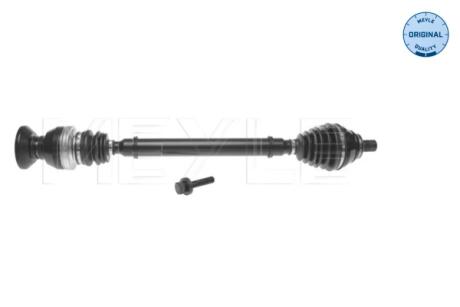 Привідний вал передн Прав 801мм AUDI A3, Q3, VW GOLF PLUS V, GOLF V, GOLF VI, JETTA III, PASSAT B6 1.4/2.0 05.07-04.15 MEYLE 1004980811