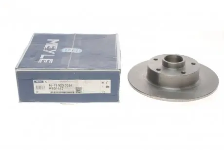 Диск тормозной (задний) Renault Megane 08-(260x8) (без подшипника)) MEYLE 16-15 523 0024