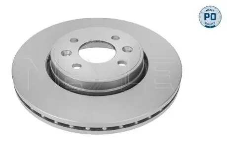 Диск тормозной (передний) Renault Kangoo97-/Megane/Scenic/Clio 99-/Laguna 95- (280x24) MEYLE 16-83 521 0004/PD
