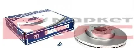Диск тормозной (передний) VW T5 (308x29.5) Platinum MEYLE 183 521 1053/PD