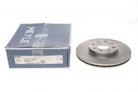 Диск тормозной (передний) Fiat Doblo 01- (257x20) MEYLE 215 521 0008 (фото 1)