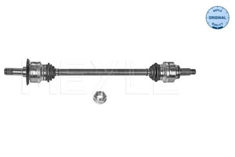 Піввісь (задня) BMW 3 (F30/F80)/1 (F20/F21) 11-18 (R) (L=793) (z=28/27) B47/N47/B37 MEYLE 314 498 0029 (фото 1)