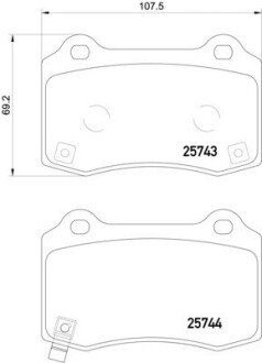 Колодки гальмівні дискові MINTEX MDB3381