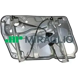 Стеклоподъемник (передний) VW Passat 96-05 (L) (электро) (без моторчика) (с пластиной) MIRAGLIO 30/2249