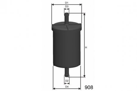 Фильтр топливный MISFAT E718