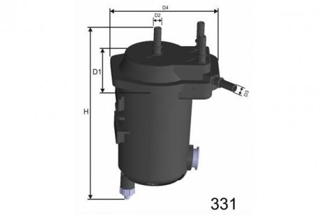 Фильтр топлива MISFAT F114A (фото 1)