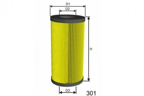 Фильтр масла DB Sprinter/Vito CDI OM611/612/646 (3 резинки) MISFAT L013