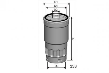 Фильтр топливный MISFAT M413